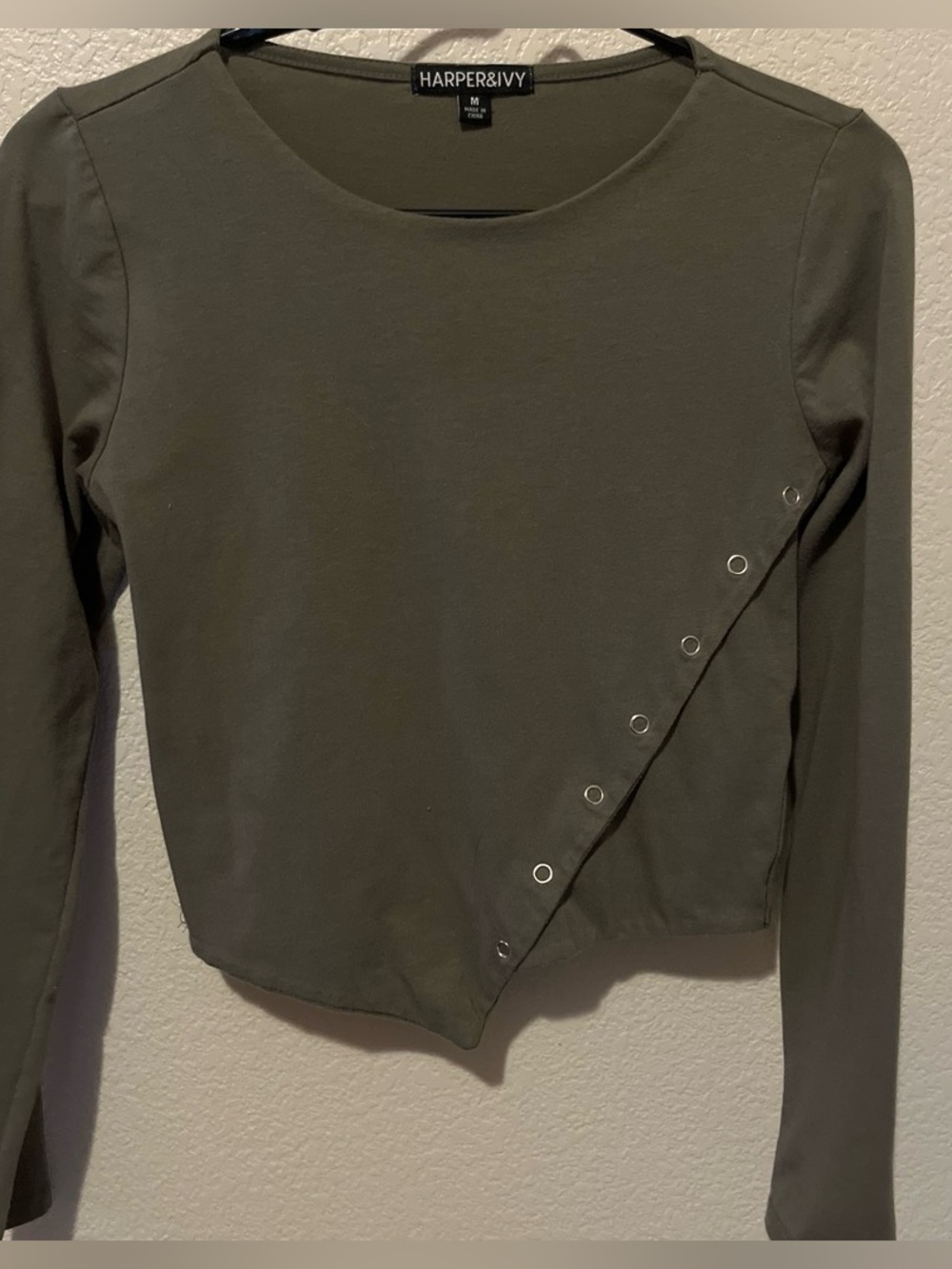 Harper & Ivy Long Sleeve Shirt
